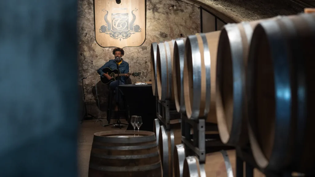 Concert in a vineyard cellar