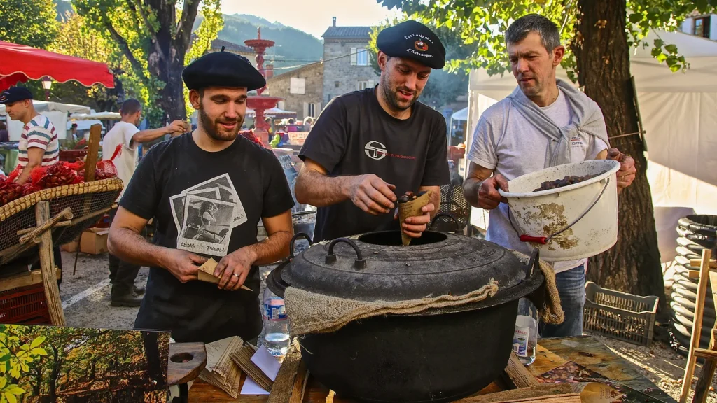 Castagnades au village de caractère d