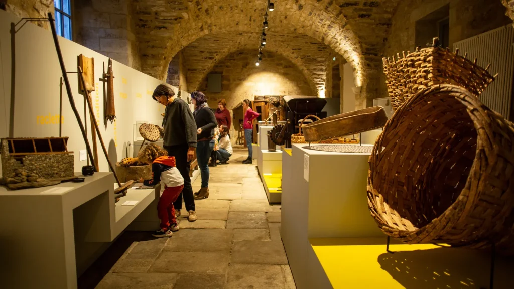 Family at the castanea museum