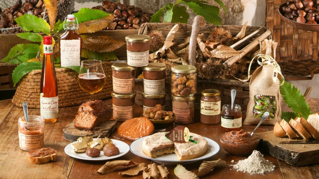 Produits du terroir à base de châtaigne