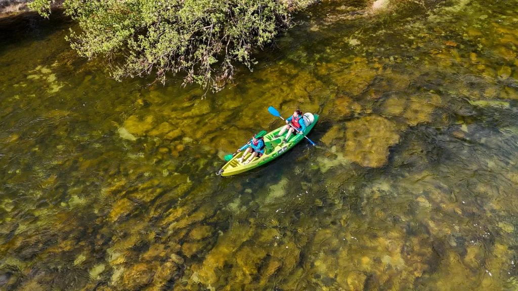 Canoé au printemps