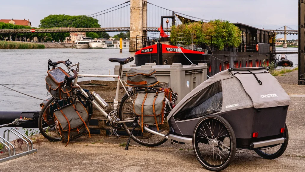 Cyclotourisme en itinérance sur Tournon-sur-Rhône