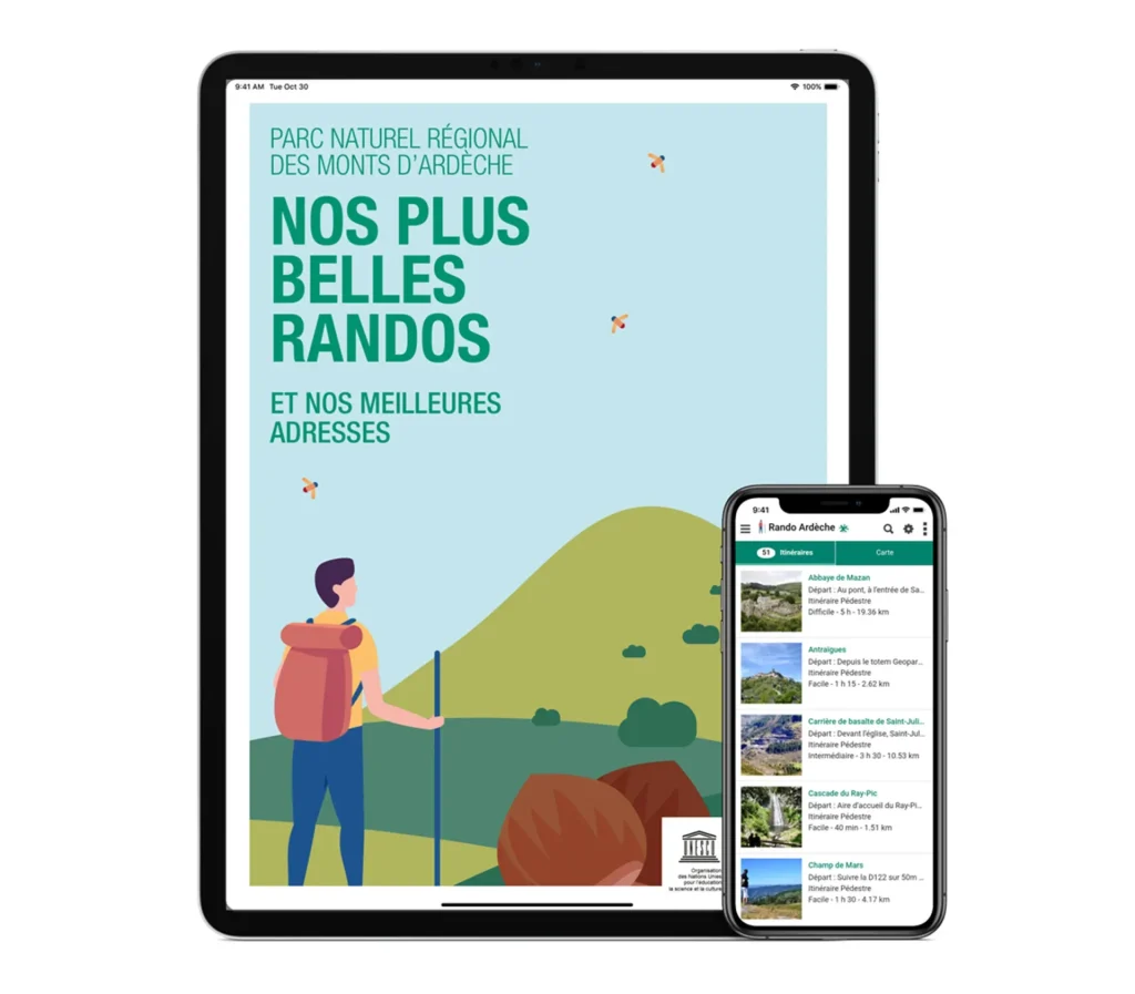 Banniere appli mobile rando monts d