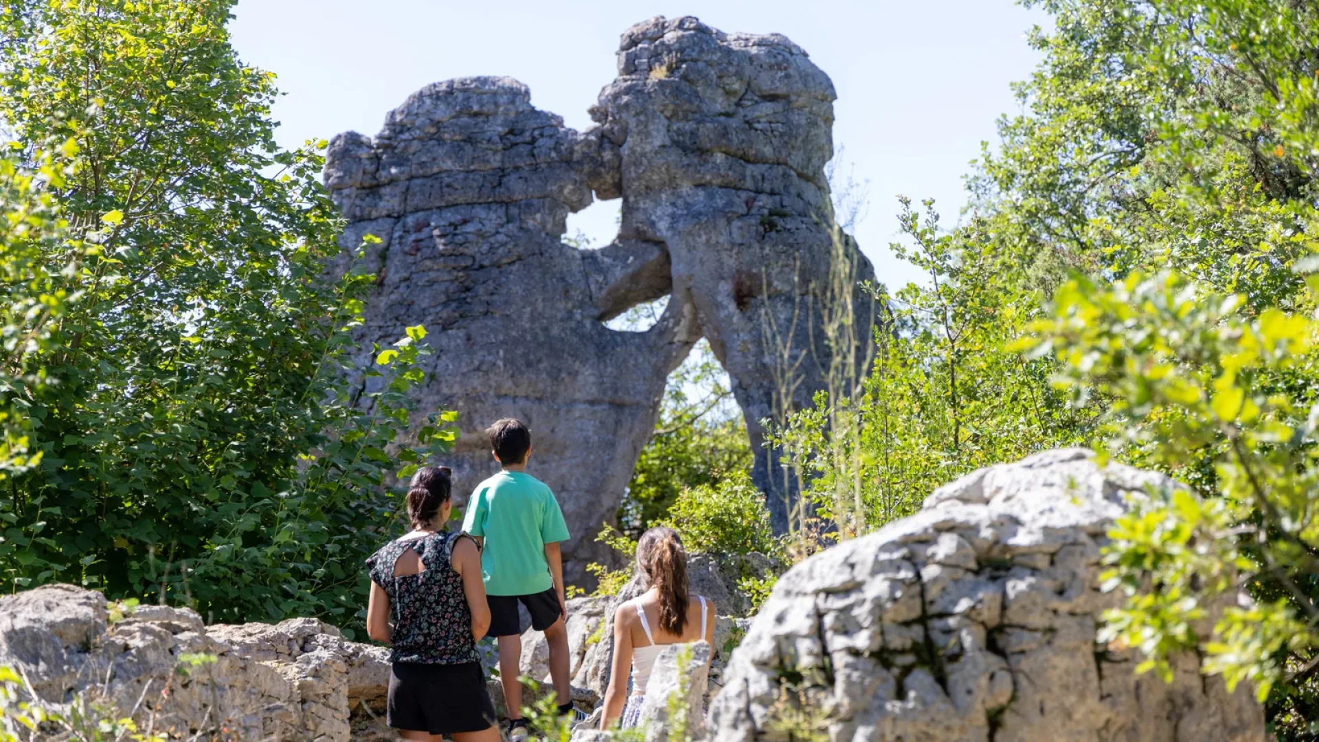 Famille au Bois de Païolive