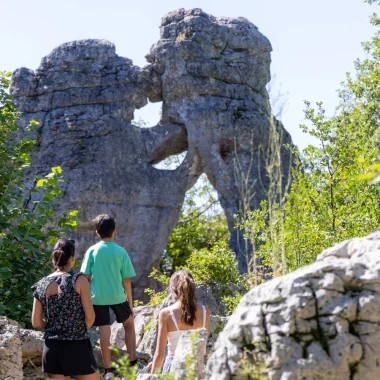 Famille au Bois de Païolive