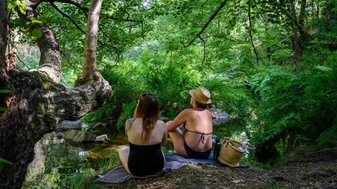 Pause fraîcheur- baignade- rivière