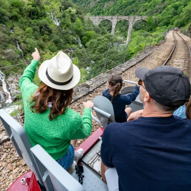 Vélorail en Ardèche