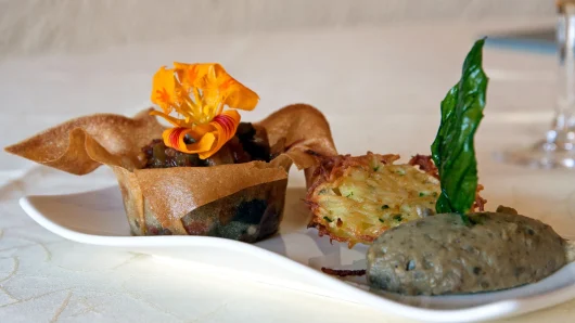 Crique au restaurant 