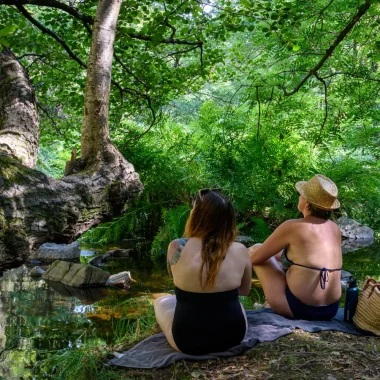 Pause fraîcheur- baignade- rivière