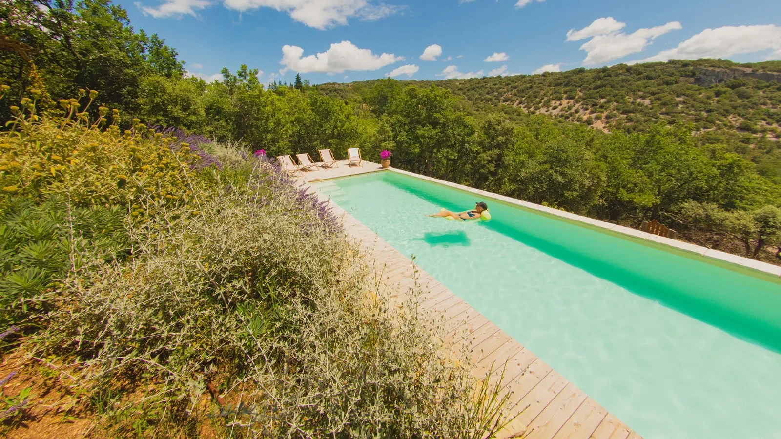 Hébergement avec piscine