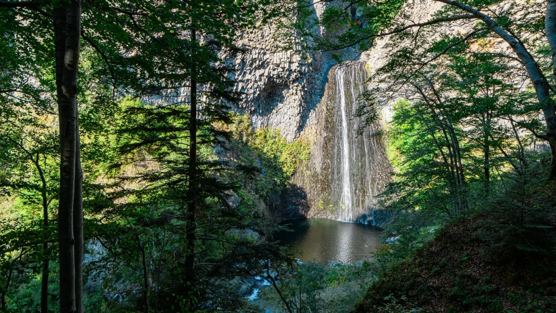 Cascade du Ray-Pic en automne