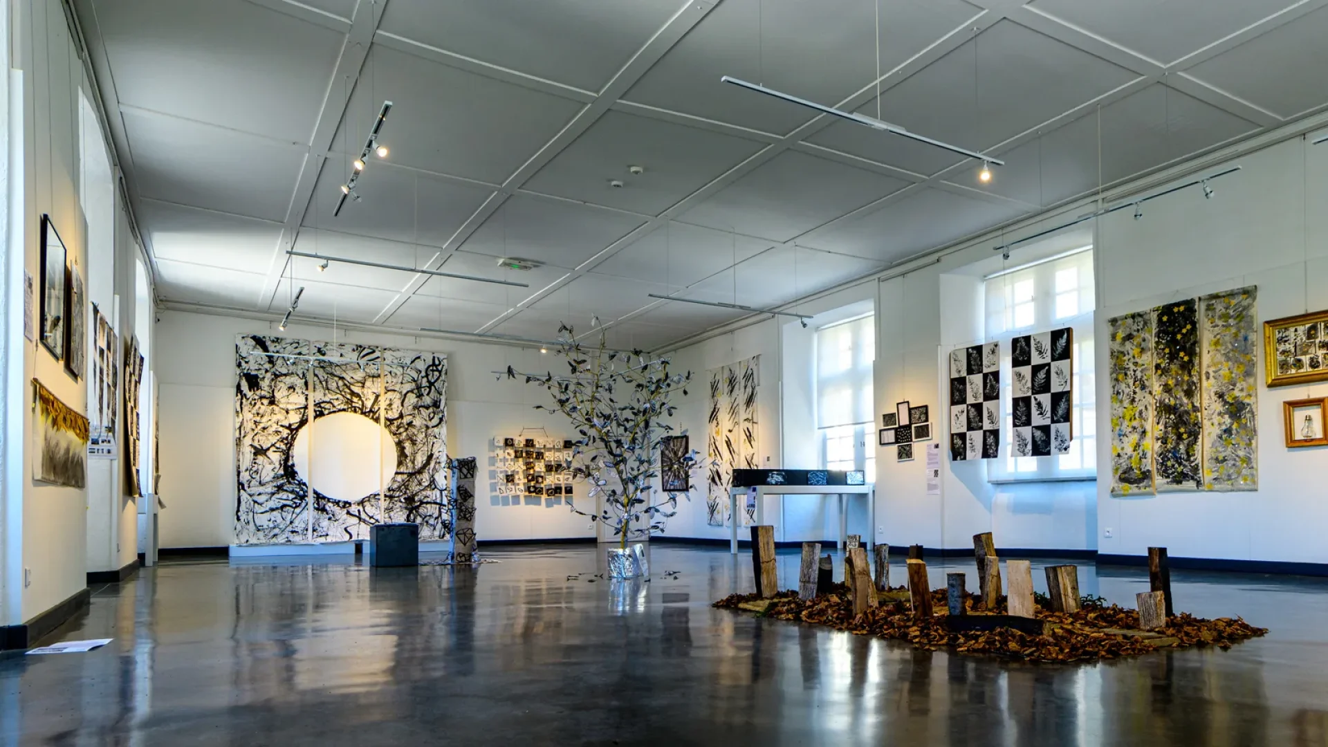 Exposition au château de Vogüé