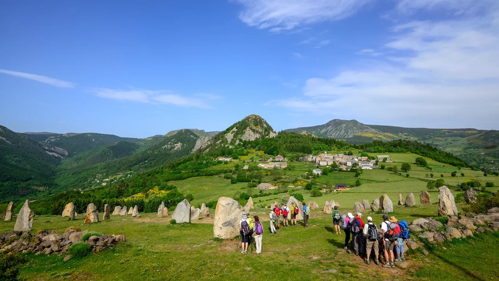Groupe au Tchier de Borée au Printemps